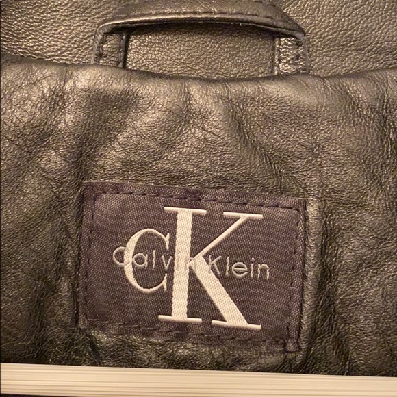 Ck Leather Jacket - Picture 11 of 14